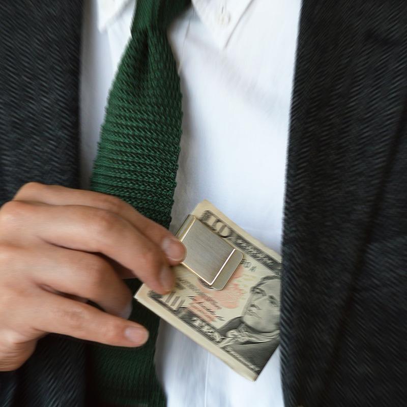 マネークリップ 財布 メンズ 日本製 真鍮 コンパクト ブランド 薄型 札