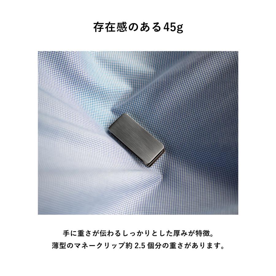 マネークリップ メンズ 挟む力が弱くならない 日本製 コンパクト 真鍮