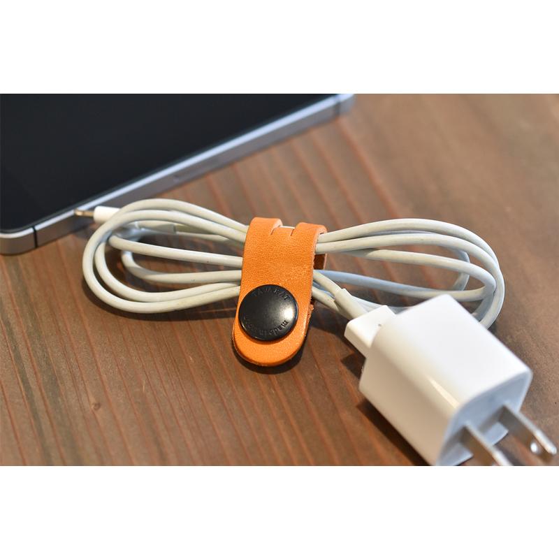 コードクリップ 2本セット ケーブルクリップ 日本製 イヤホン まとめる 本革 収納 姫路レザー Tps-059-2set 新生活 |  | 08