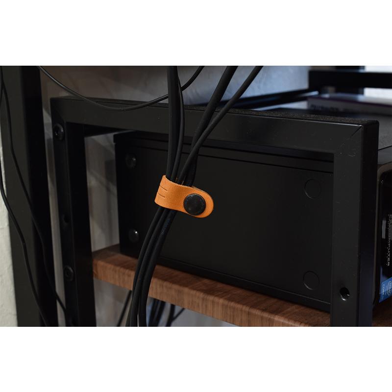 コードクリップ ロングサイズ 3本セット ケーブルクリップ イヤホン まとめる 本革 収納 日本製 Tps-059ln-3set 新生活 |  | 15