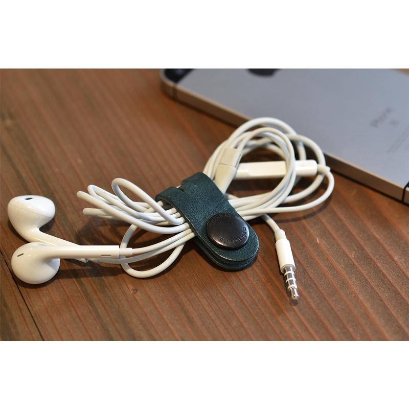 コードクリップ ロングサイズ ケーブルクリップ イヤホン まとめる 本革 収納 姫路レザー 日本製 Tps-059ln 新生活 |  | 11