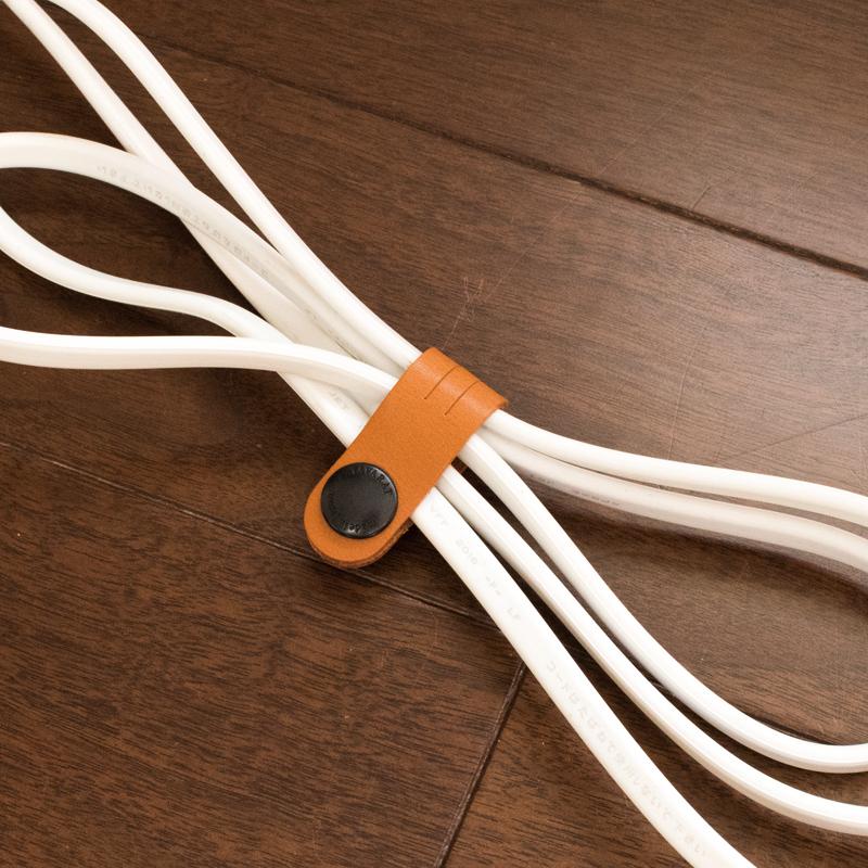 コードクリップ ロングサイズ ケーブルクリップ イヤホン まとめる 本革 収納 姫路レザー 日本製 Tps-059ln 新生活 |  | 07
