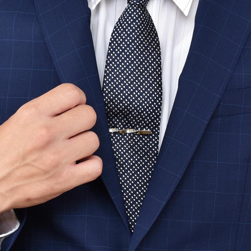 希少 美品   ネクタイピン ツイストモデル ネクタイピン セット 2本 メンズ 真鍮製 ツイスト おしゃれ ブランド