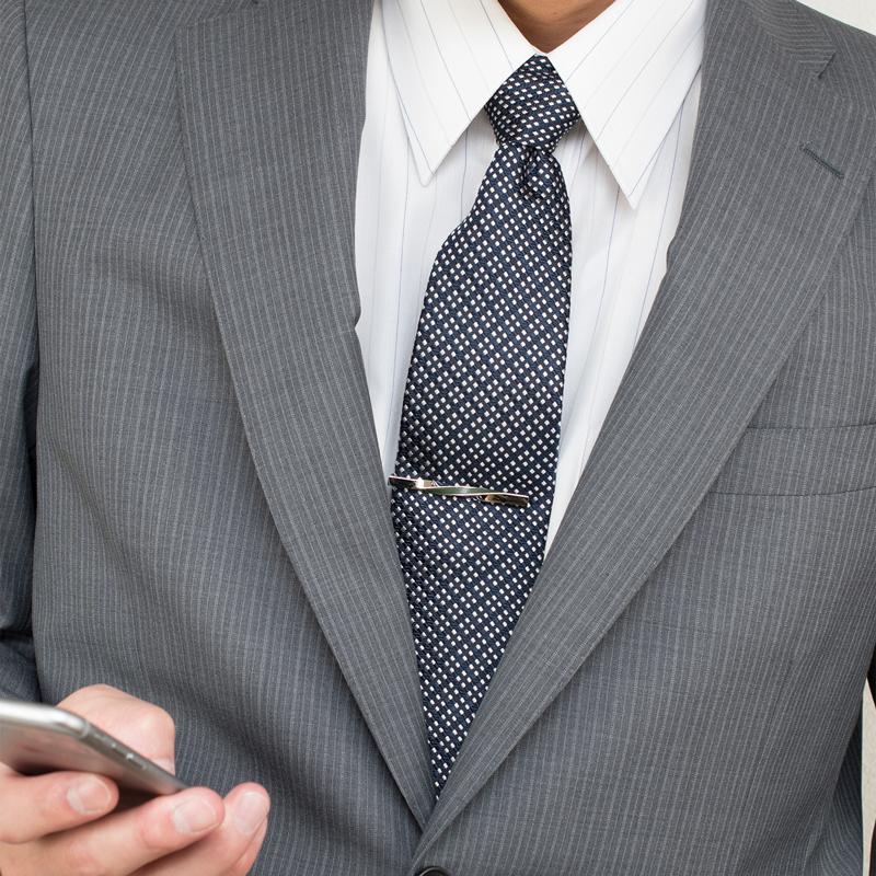 ネクタイピン セット 10本 タイピン タイバー 日本製 本革 新生活 Tps