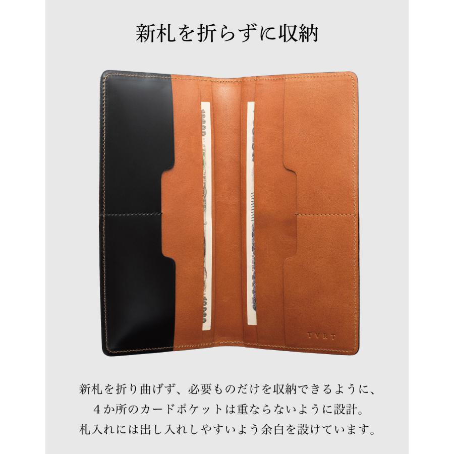 コードバン 長財布 日本製 薄い メンズ 革 本革 カード収納 おしゃれ