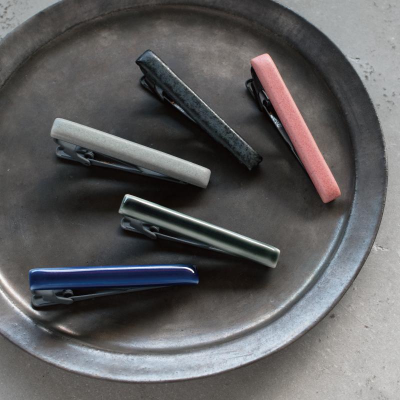 ネクタイピン おしゃれ 陶器 日本製 ユニーク メンズ シンプル