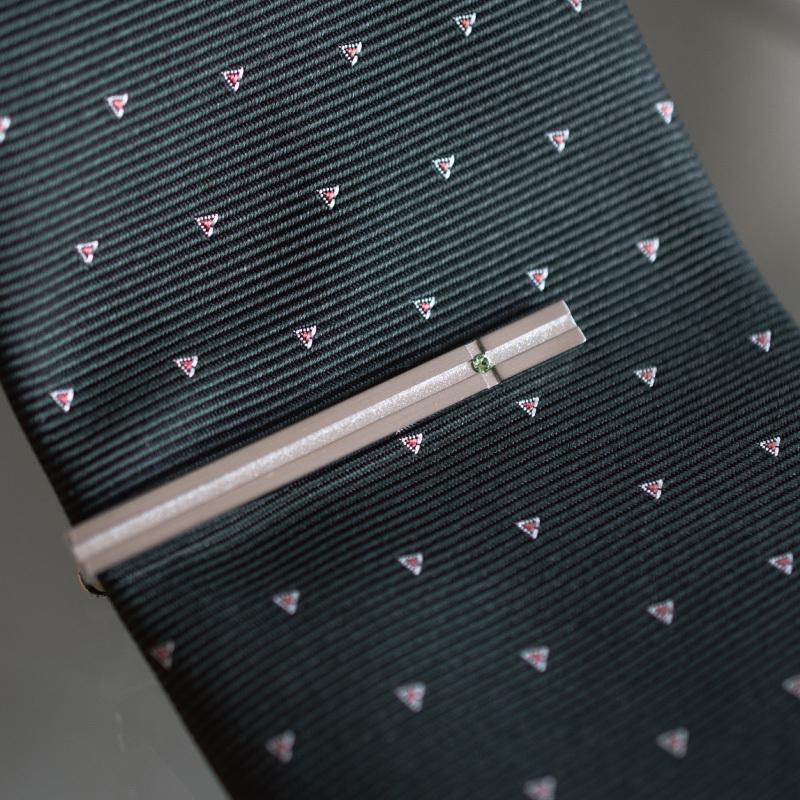 アウトレット） ネクタイピン メンズ 誕生石 日本製 真鍮製 ブランド