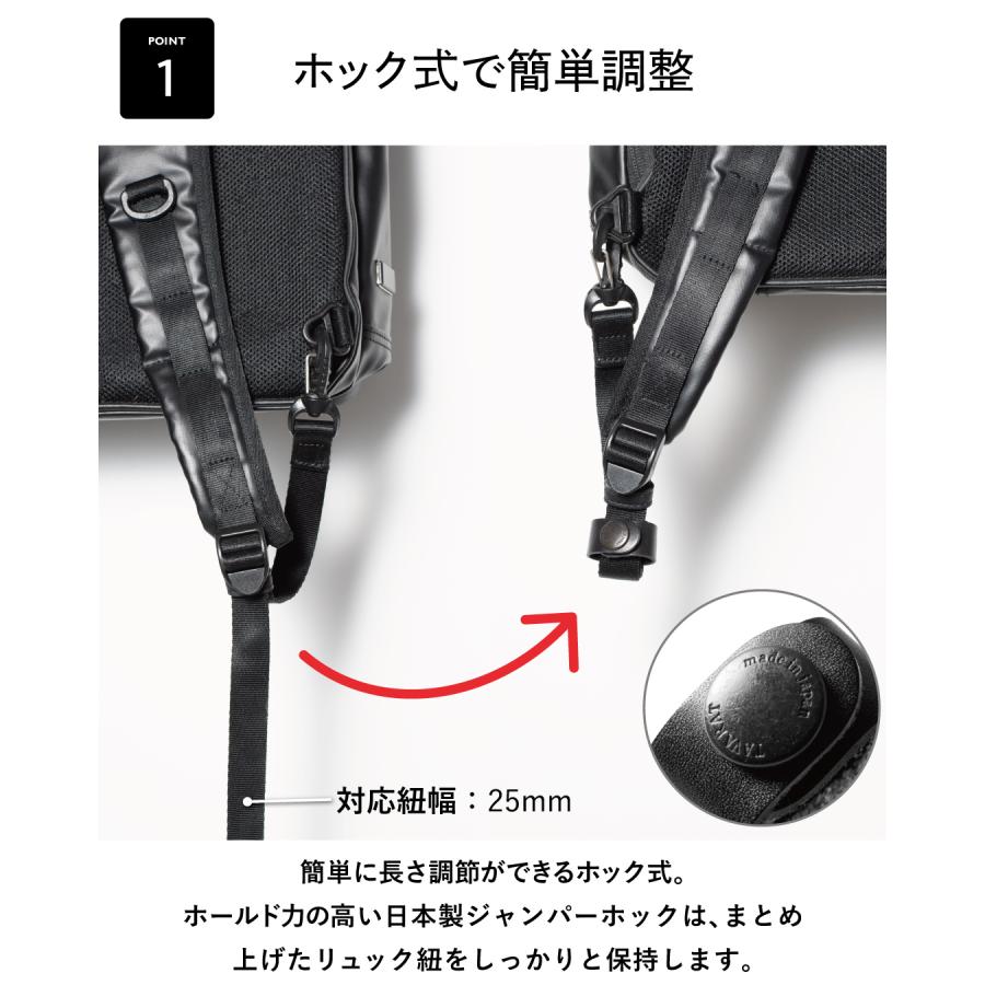リュック 紐 まとめ 2本セット ストッパー ケーブルホルダー ウェブ