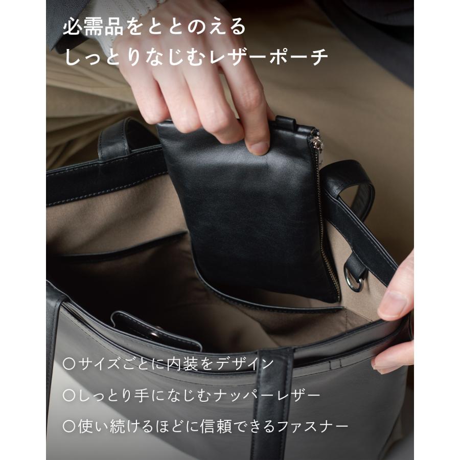 【本革】ロボット ミニレザーポーチ 小物入れ ブラック レッド ハンドメイド ポーチ 本革 小物入れ Mサイズ 薄型 無地 レザーポーチ セカンドバッグ