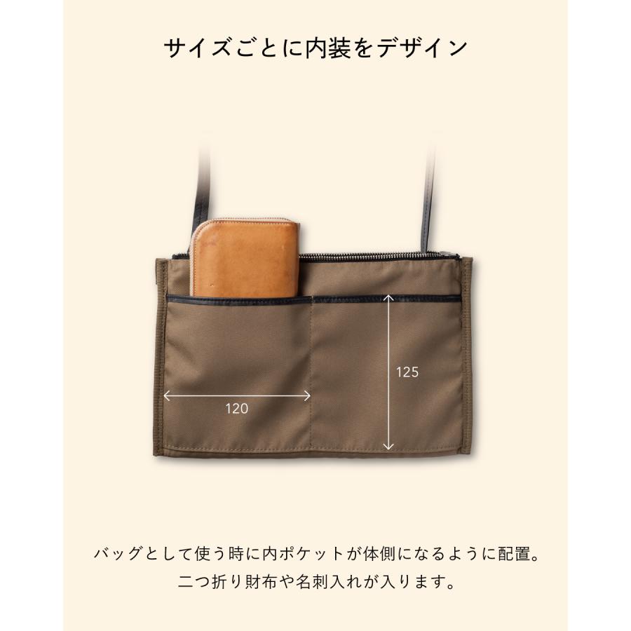 ショルダーバッグ サコッシュ レザー 本革 メンズ レディース 2way