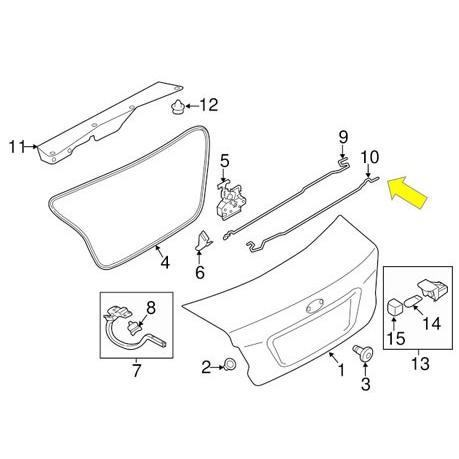 SUBARU（スバル） 57529VA031【スバル純正品】トーションバー：左