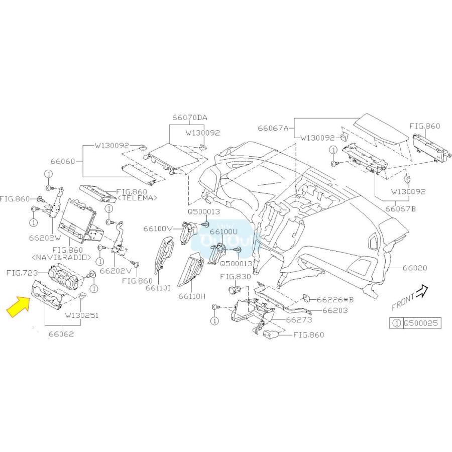 SUBARU（スバル） ※品薄状態です※66062FL010【スバル純正】ヒーター