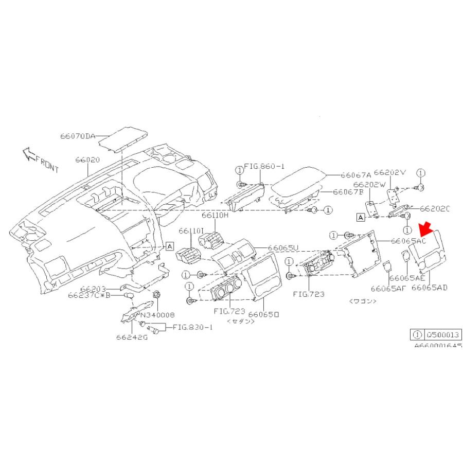 SUBARU（スバル） 66065VA200【スバル純正】レヴォーグ1.6GT用