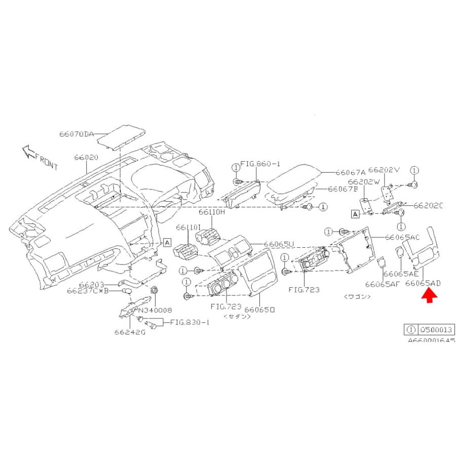 SUBARU（スバル） 66065VA210【スバル純正】レヴォーグ1.6GT用