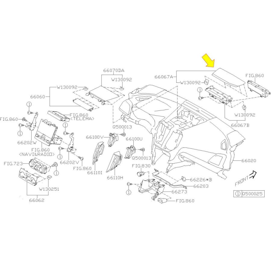 SUBARU（スバル） 66067FL210VH※品薄※【スバル純正】ディスプレイ