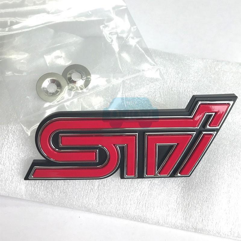 93013CA130【STI-スバル】STIオーナメント/STIエンブレム（ブラケット・ビスは別売り）スバル(純正) ＢＲＺ(ZC6)Ｆ型用フロントエンブレム※メール便不可※｜taxnerima