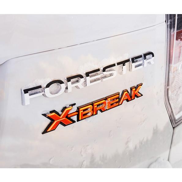 93079SG050【STI-スバル】「FORESTER」＋「X-BREAK」トランクレターマーク/リアオーナメント/リアエンブレム【メール便OK】SJフォレスターX-BREAK用｜taxnerima