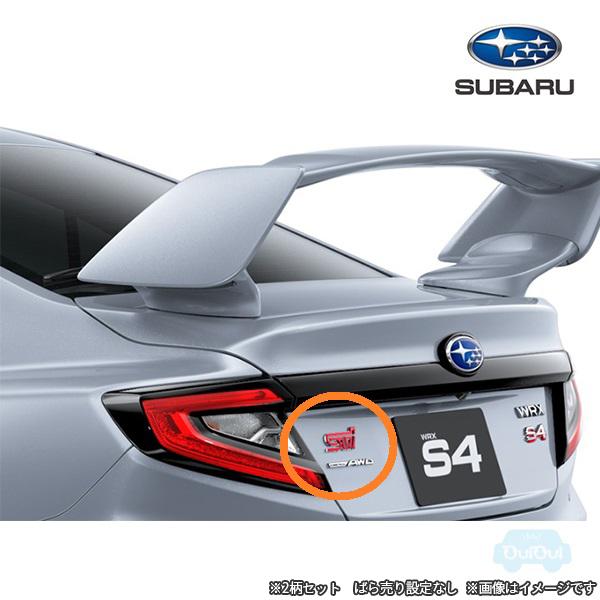 93079VC070【スバル純正】リヤ用レターマーク（STI ＋ シンメトリカル