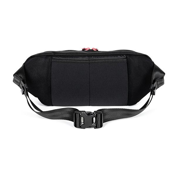 SUBARU STI ウエストバッグ Subaru JDM STI Waist Bag Black - Subimods — Subimods.com