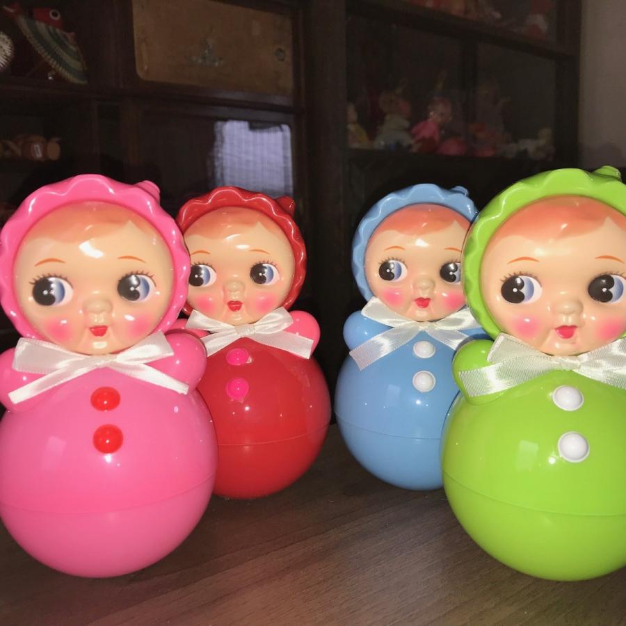 起き上がりこぼし 昭和レトロ 日本製 可愛い おきあがりこぼし : 昭和