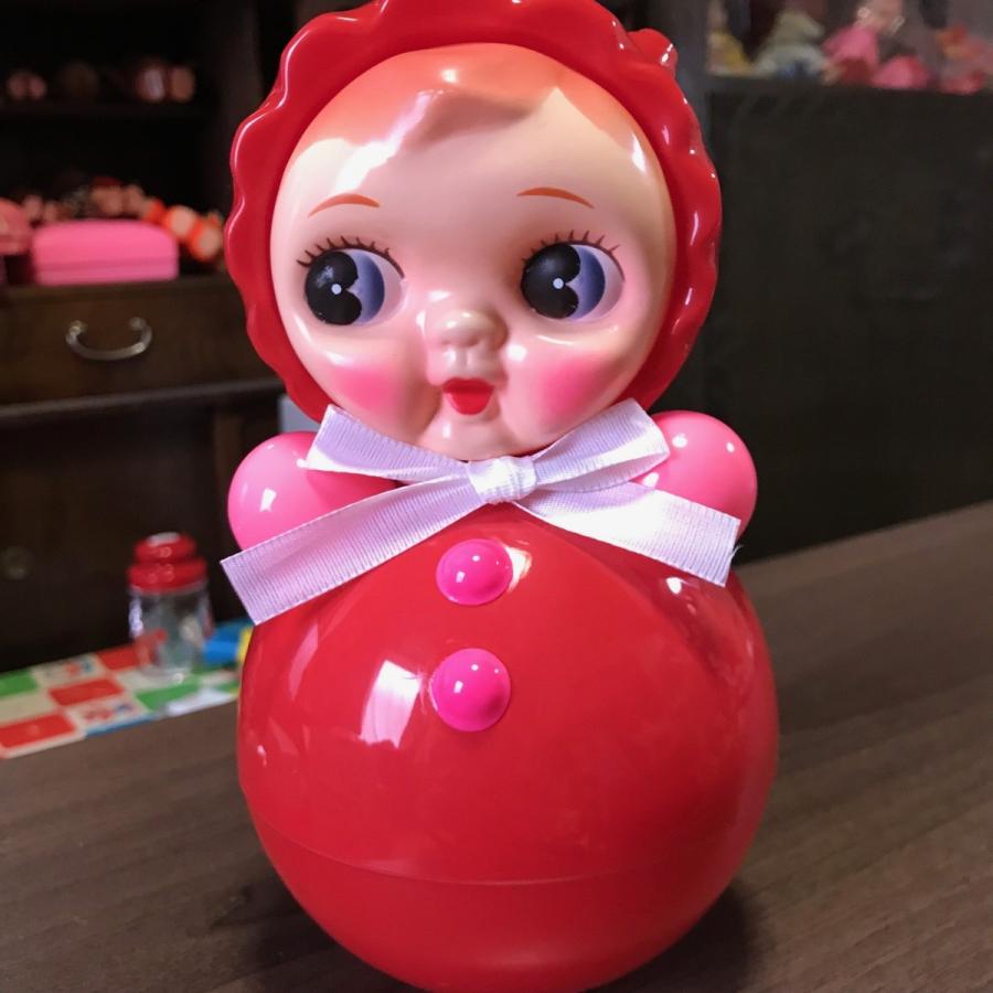 起き上がりこぼし 昭和レトロ 日本製 可愛い おきあがりこぼし : 昭和