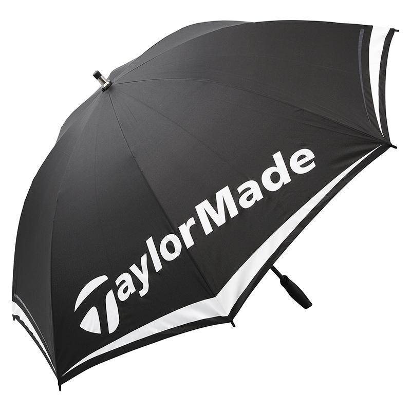 テーラーメイド ゴルフ TM シングルキャノピーアンブレラ 60 / ブラック/ホワイト / LNQ94 / B16008｜taylormadegolf