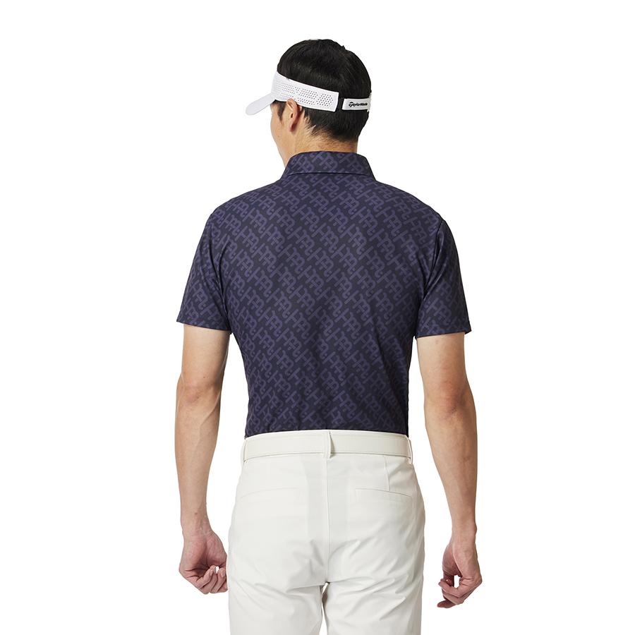 TaylorMade（テーラーメイド） ゴルフ モノグラムS/Sポロ / ネイビー