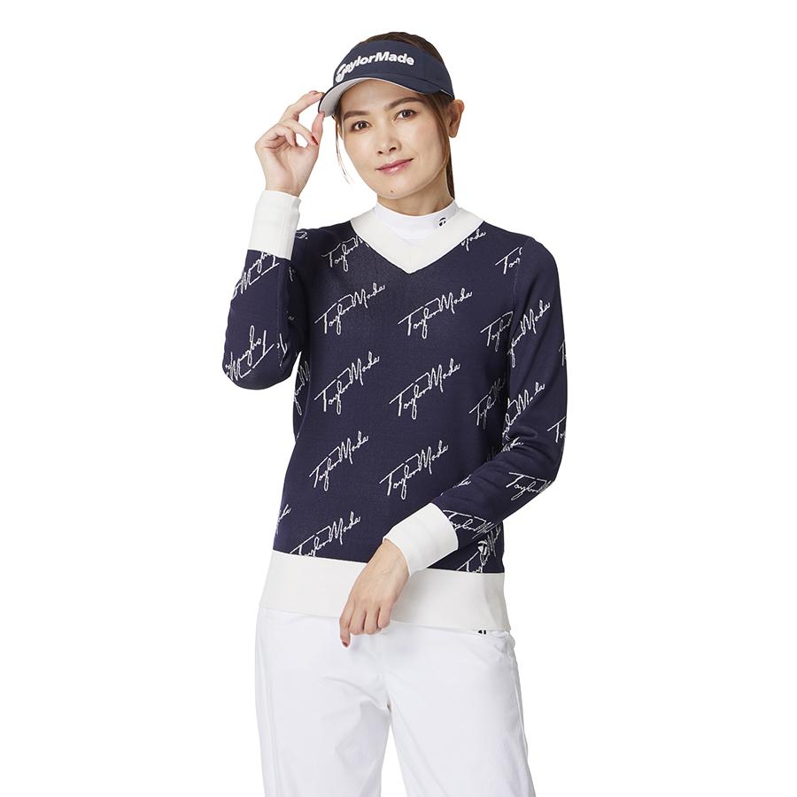 TaylorMade（テーラーメイド） ゴルフ 【Ws】 ロゴVネックセーター