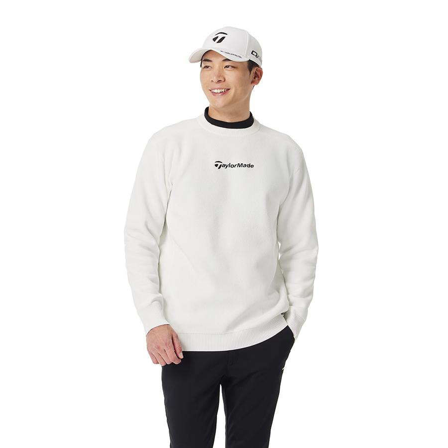 Taylor Made テーラーメイド　モックネックプルオーバー　ホワイト　M テーラーメイド（TAYLORMADE）（レディース）ゴルフウェア T-HEAT