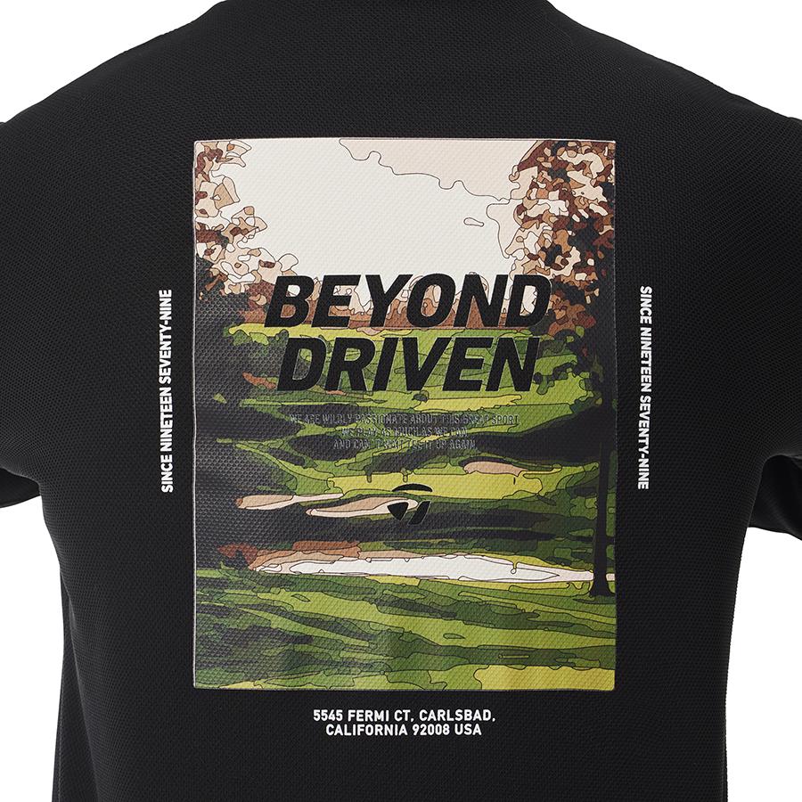 TaylorMade（テーラーメイド） ゴルフ バックプリント L/S モック