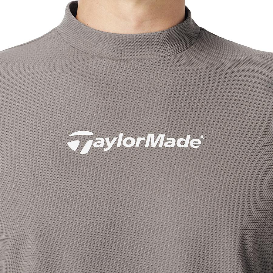 Taylor Made テーラーメイド　モックネックプルオーバー　ブラウン　L TaylorMade（テーラーメイド） ゴルフ バックプリント L/S モック