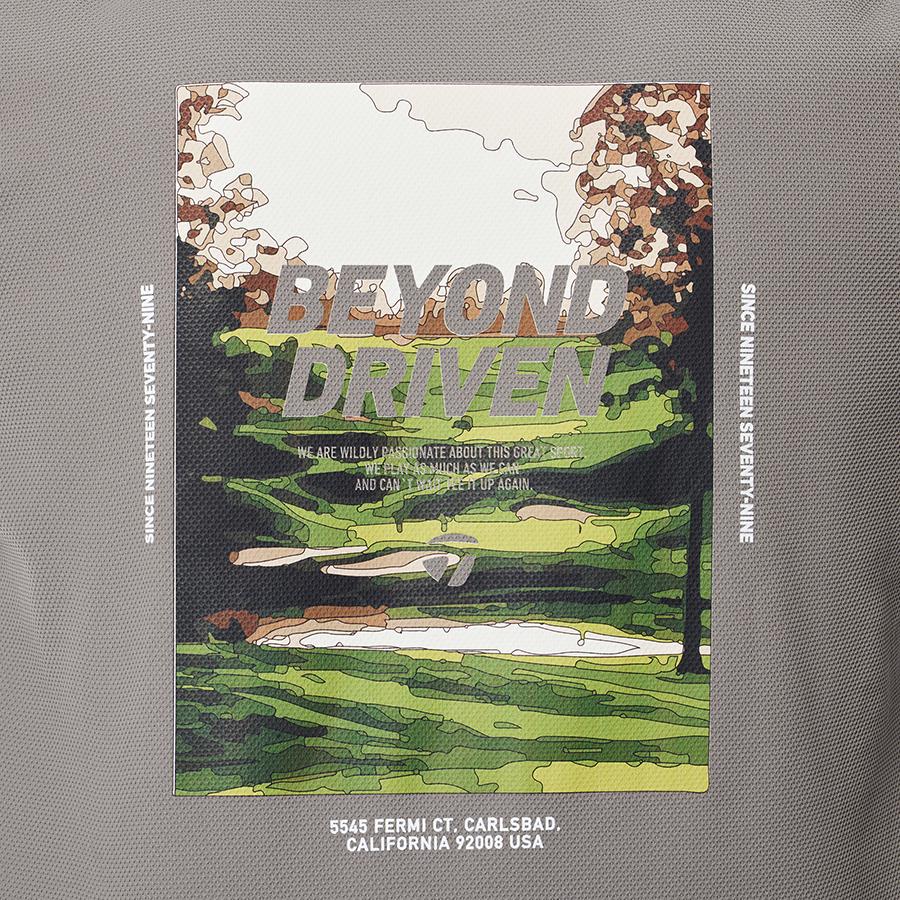 TaylorMade（テーラーメイド） ゴルフ バックプリント L/S モック