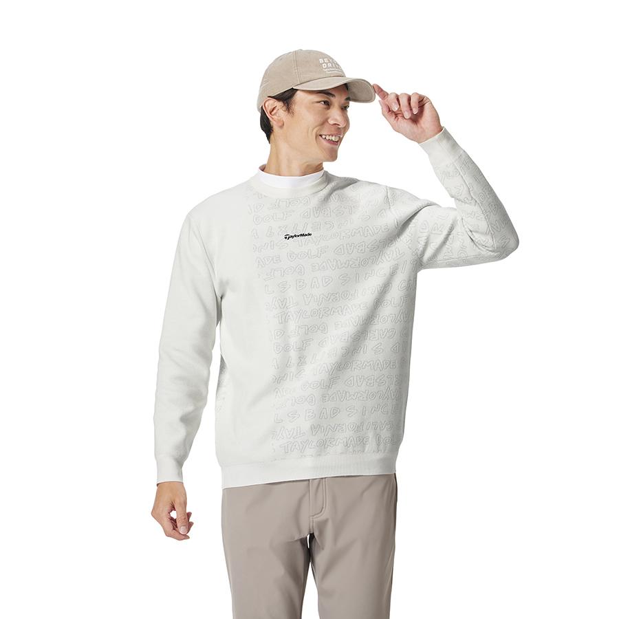 新品【TaylorMade】テーラーメイド　グラフィック　クルーネック　セーター TaylorMade（テーラーメイド） ゴルフ ワーディンググラフィッククルー