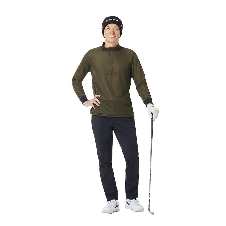 新品未使用】TaylorMade ダークグリーン トレーナー Mサイズ