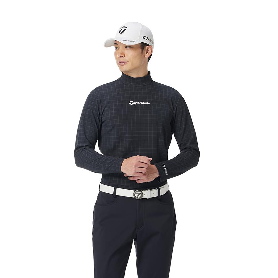 テーラーメイド　T-HEATグラフィック L/S モック　サイズL 新品 TaylorMade（テーラーメイド） ゴルフ T-HEAT グリッドグラフィックL/S