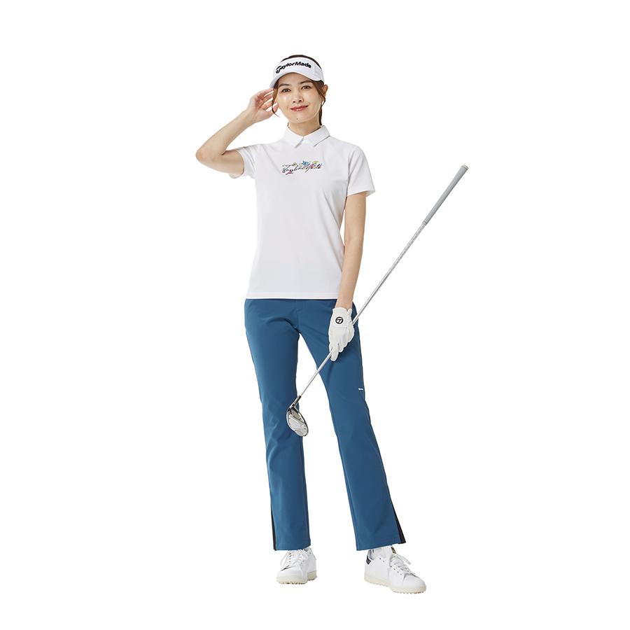 TaylorMade レディース ゴルフウェア S TaylorMade（テーラーメイド） ゴルフ 【Ws】フラワーロゴS/Sポロ