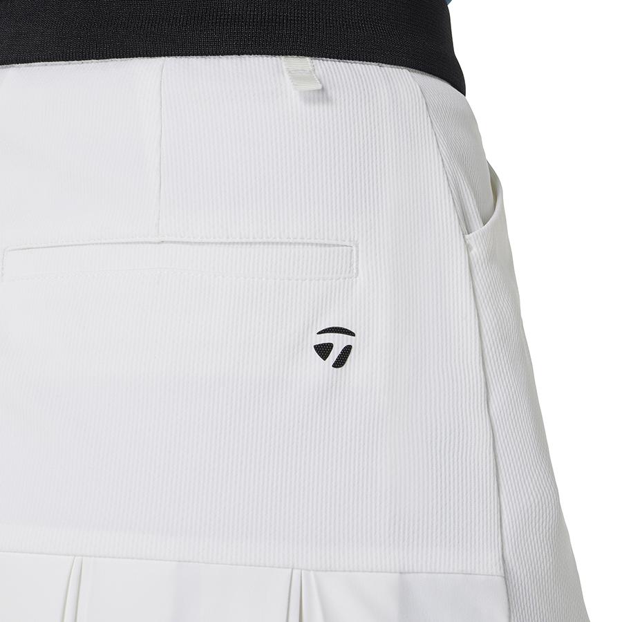 TaylorMade ホワイト プリーツスカート TaylorMade（テーラーメイド） ゴルフ 【Ws】ハイウエストレイヤー