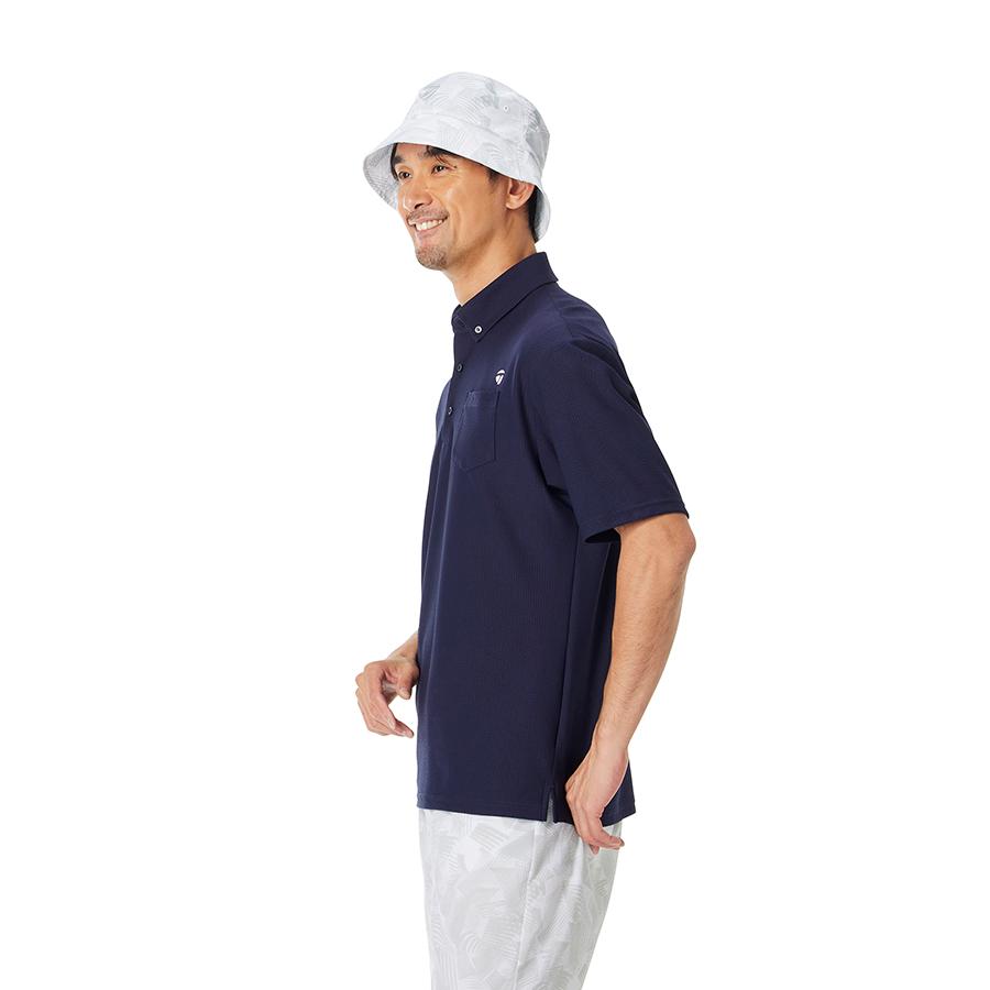 TaylorMade（テーラーメイド） ゴルフ シアサッカーS/Sポロ / ネイビー