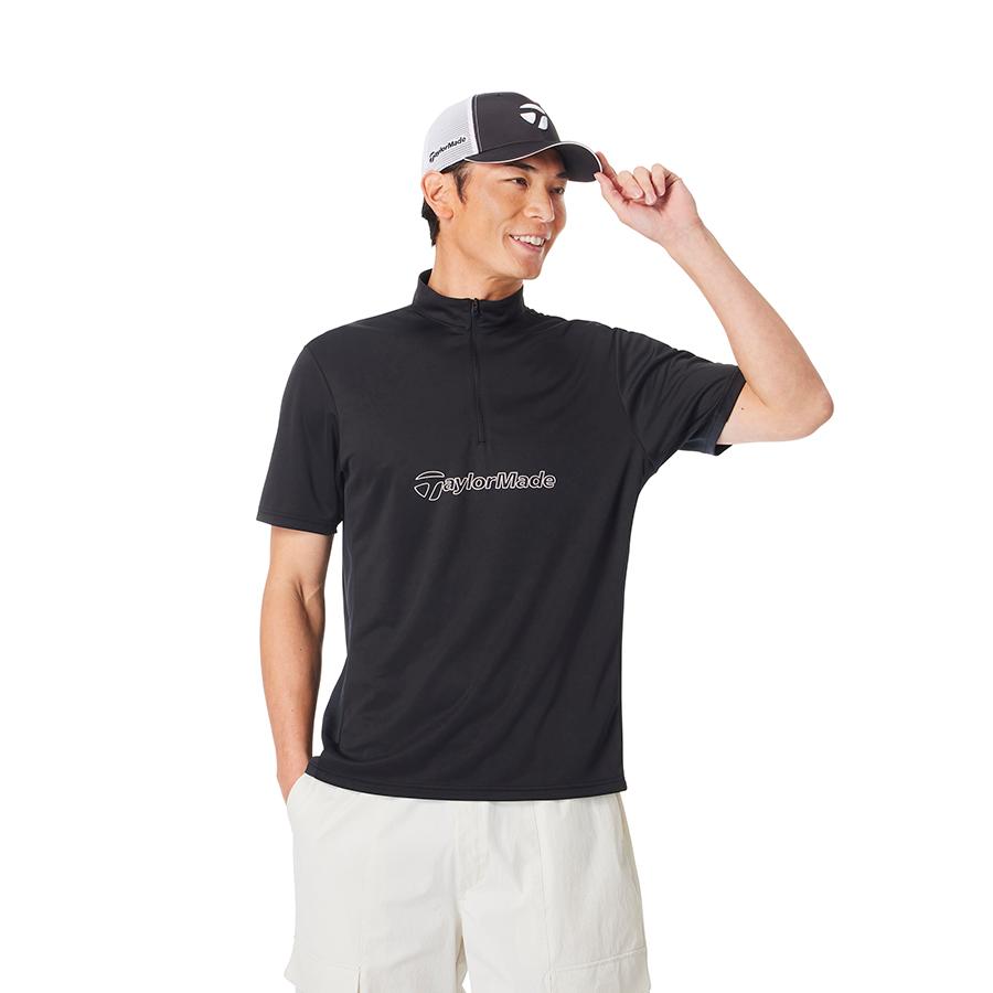 TaylorMade テーラーメイド メンズ ゴルフ シャツ ハーフジップ XO