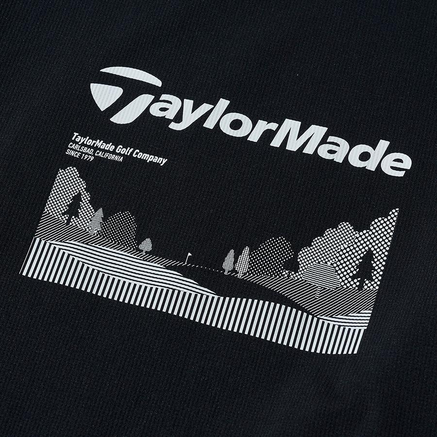 ◼️美品◼️TaylorMade◼️テーラーメイド◼️ゴルフシャツ◼️ブラック◼️L◼️高品質 TaylorMade（テーラーメイド） ゴルフ COURSE GRAPHIC S/S TEE