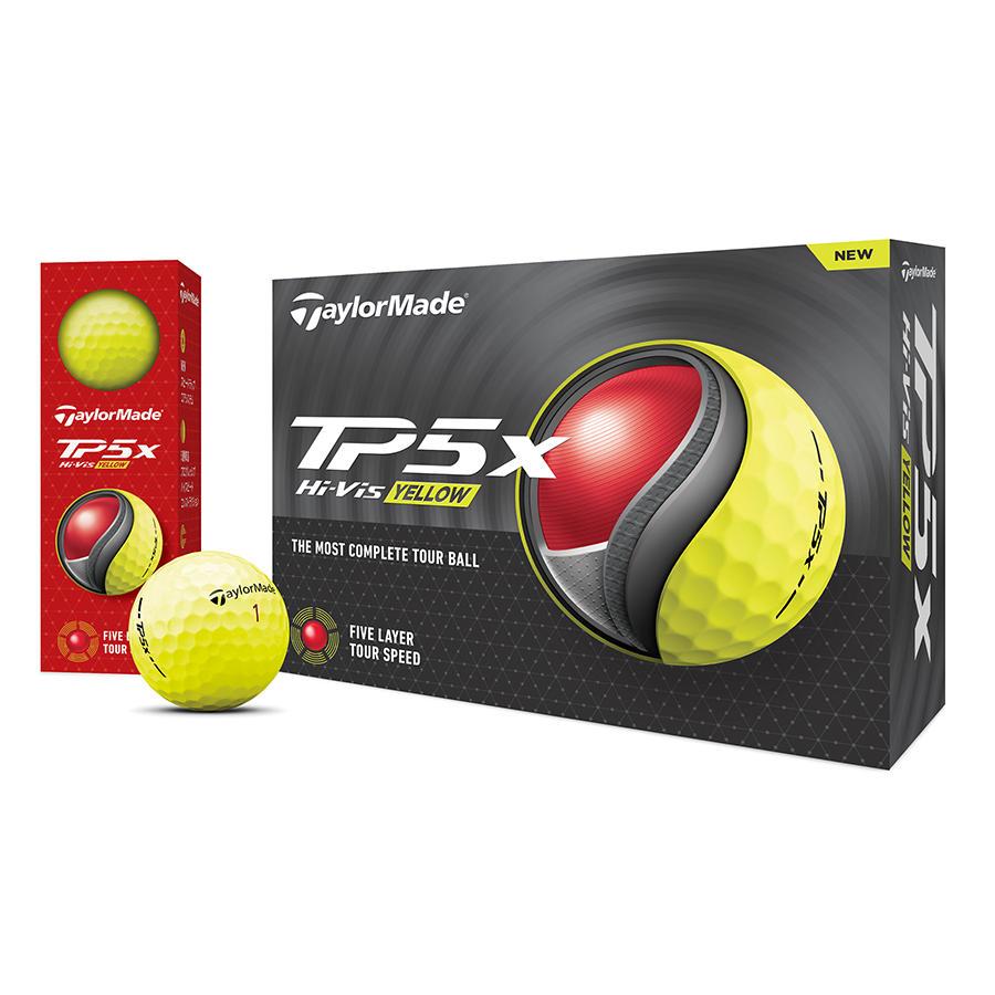TaylorMade テーラーメイド ゴルフ NEW TP5X イエロー ボール TaylorMade テーラーメイド ゴルフ NEW TP5X イエロー ボール
