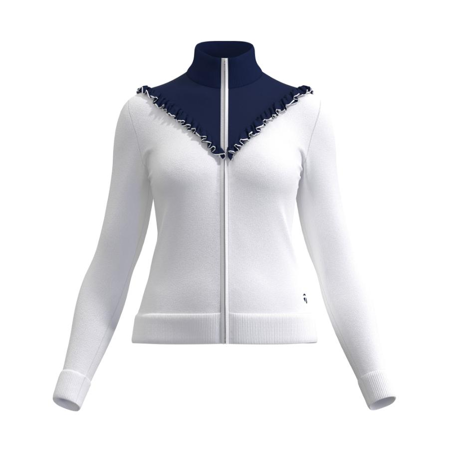 テーラーメイド ゴルフ ウィメンズ フリル フルジップ セーター 