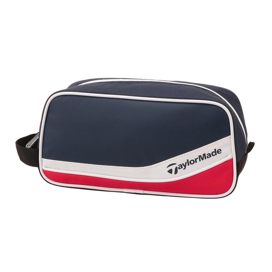 テーラーメイド ゴルフ マルチポーチ【ホワイト/ネイビー】新品！ TaylorMade（テーラーメイド） ゴルフ TM24 トゥルーライト ポーチ