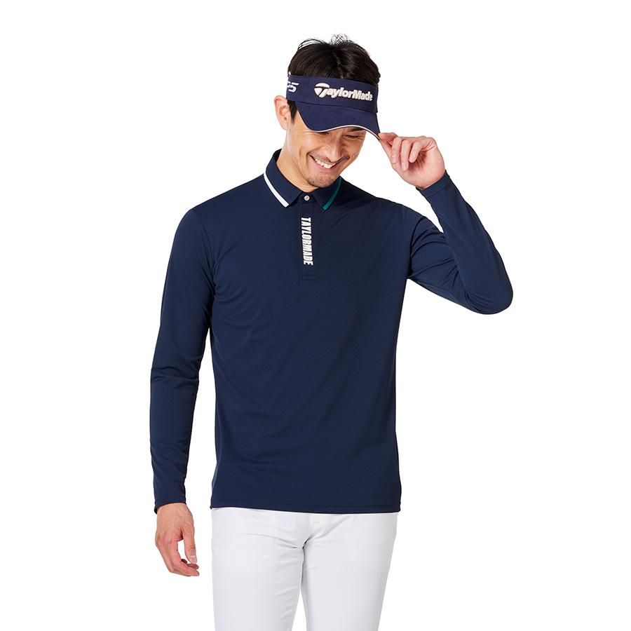 テーラーメイド ゴルフ クラブ TM ベーシック L/S ポロ / ネイビー