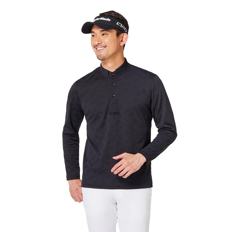 テーラーメイド ゴルフ ユナイトカラーL/Sポロ / ブラック / UN351