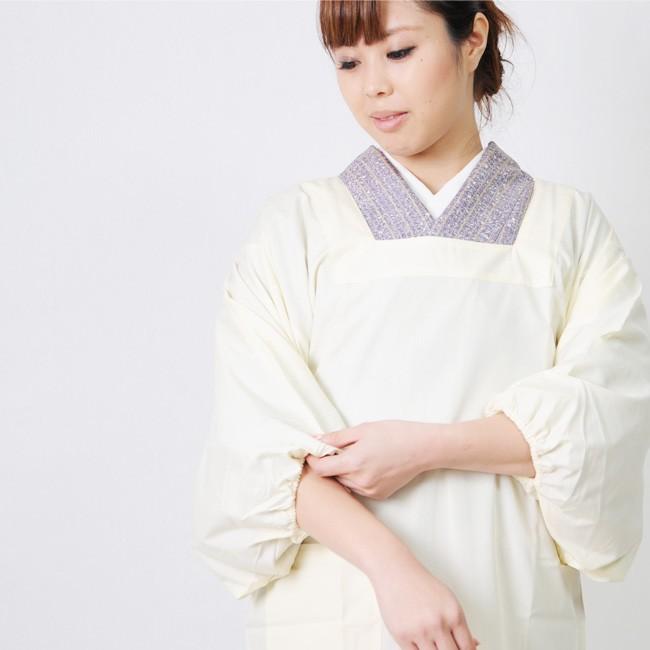 柳宗理 かっぽうぎ 割烹着 おしゃれ ロング 日本製 全8色 きもの用