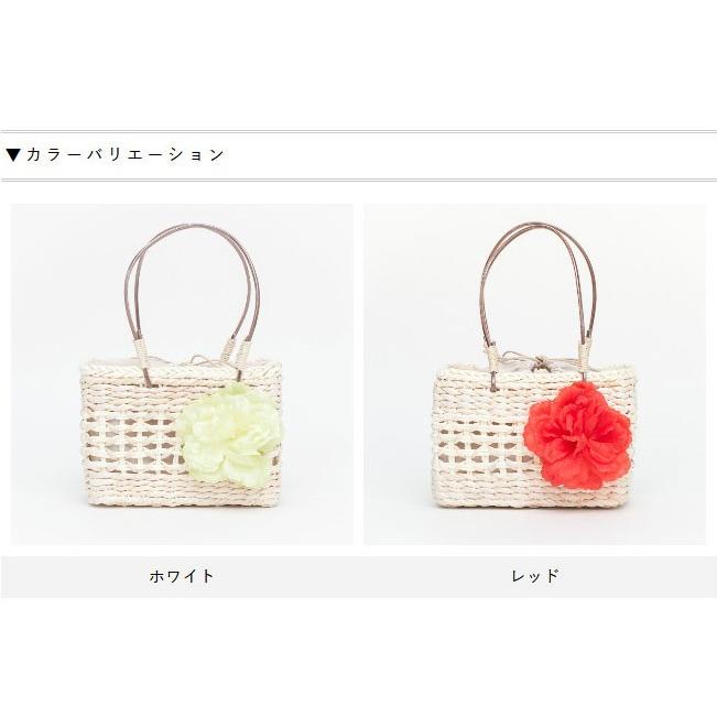 BOTAN かごバッグ おしゃれ シンプル 巾着 チャーム付き KG02