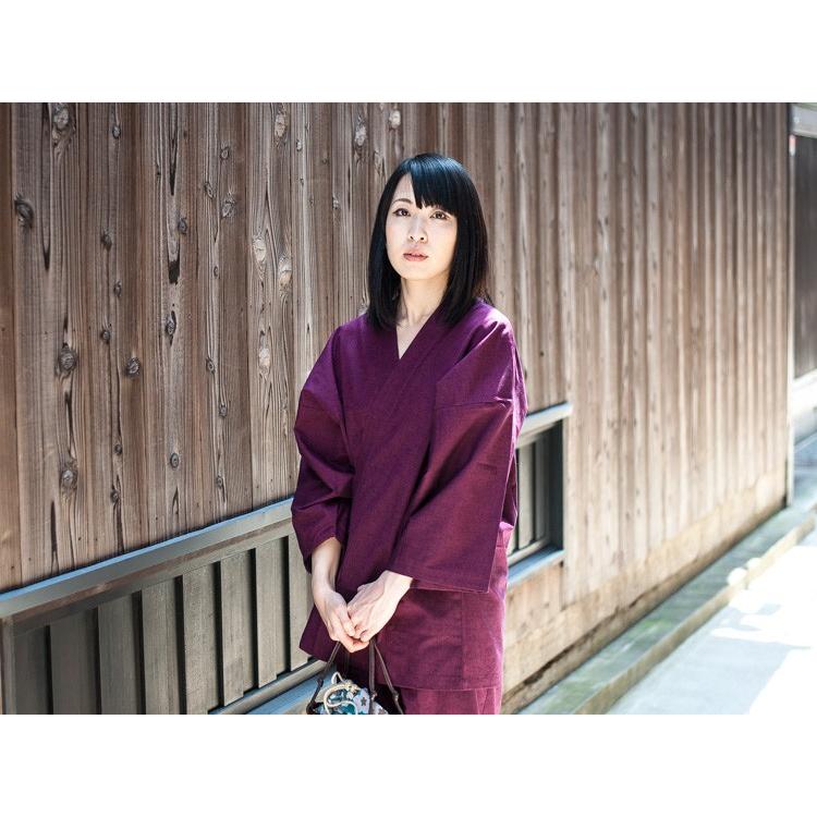 ROCCA（六花） 作務衣 女性 おしゃれ 日本製 久留米 レディース 部屋着