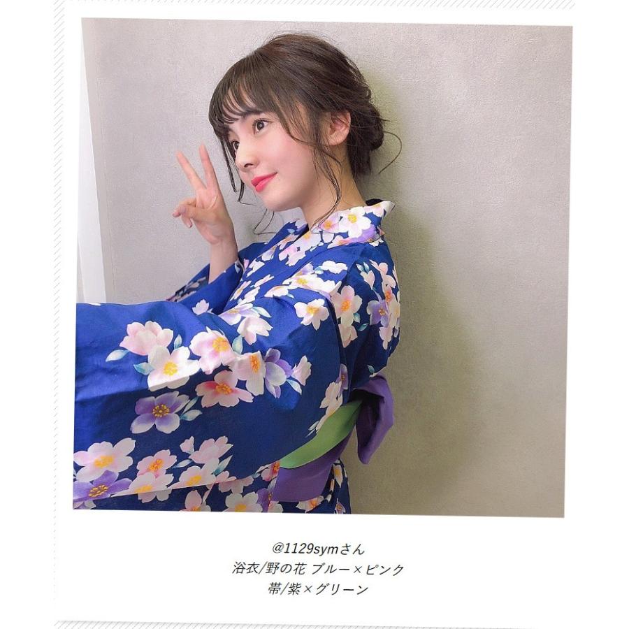 浴衣 ゆかた レディース 単品 シンプル かわいい 女性 花しらべ 2 02 Tayu Tafu 通販 Yahoo ショッピング