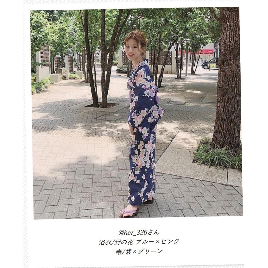 浴衣 ゆかた レディース 単品 シンプル かわいい 女性 花しらべ 2 02 Tayu Tafu 通販 Yahoo ショッピング